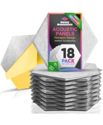 Acoustic Panels 18-Pack Soundproof Wall Panels Sound Absorbing