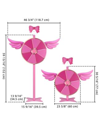 24" Dual Use Prize Wheel Tabletop or Floor Stand w/ Replacement Parts