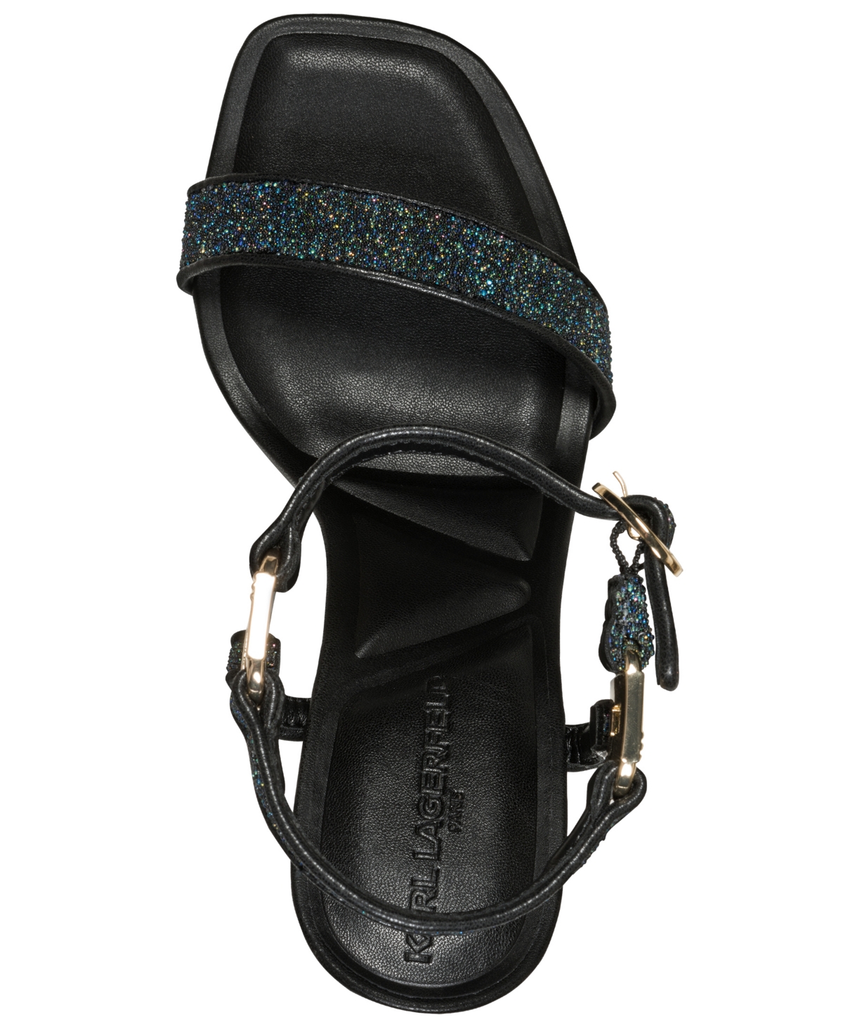 Karl Lagerfeld Paris Women's Cybil Ankle Strap Dress Sandals