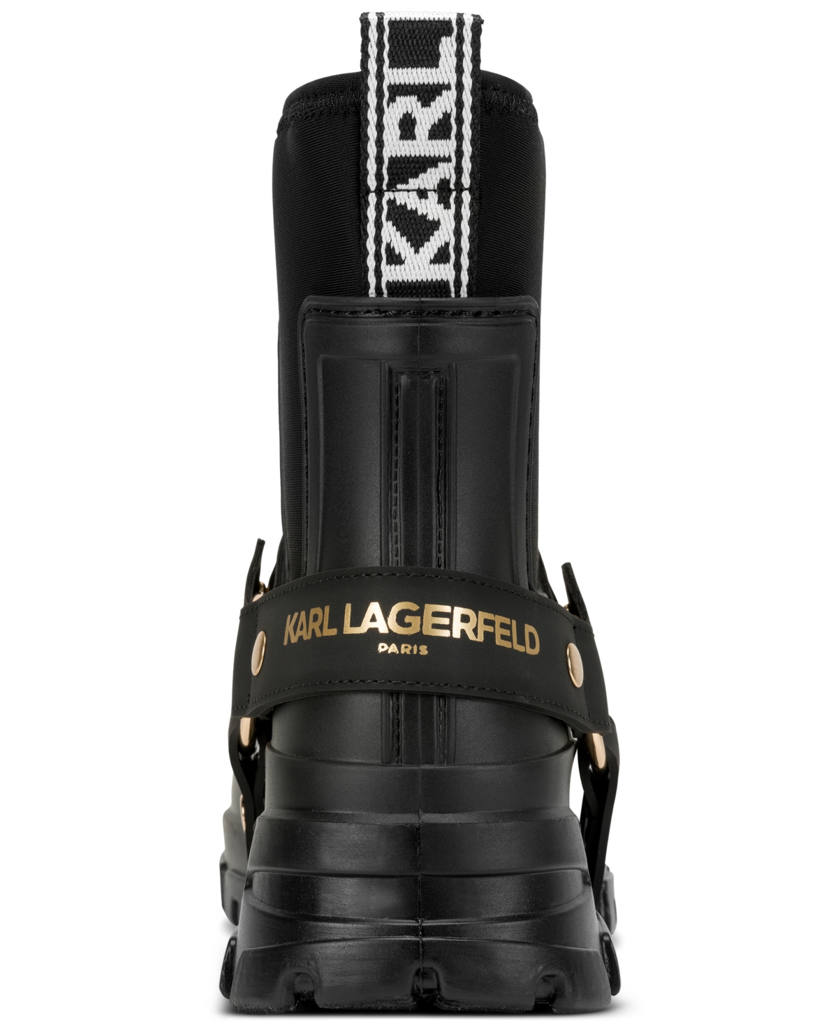 Karl Lagerfeld Ranelle Women's Rain Boots In Black