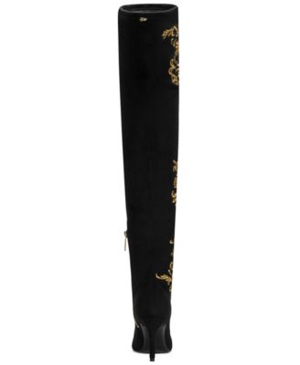 Rhodri Rococo Over-the-Knee Dress Boots