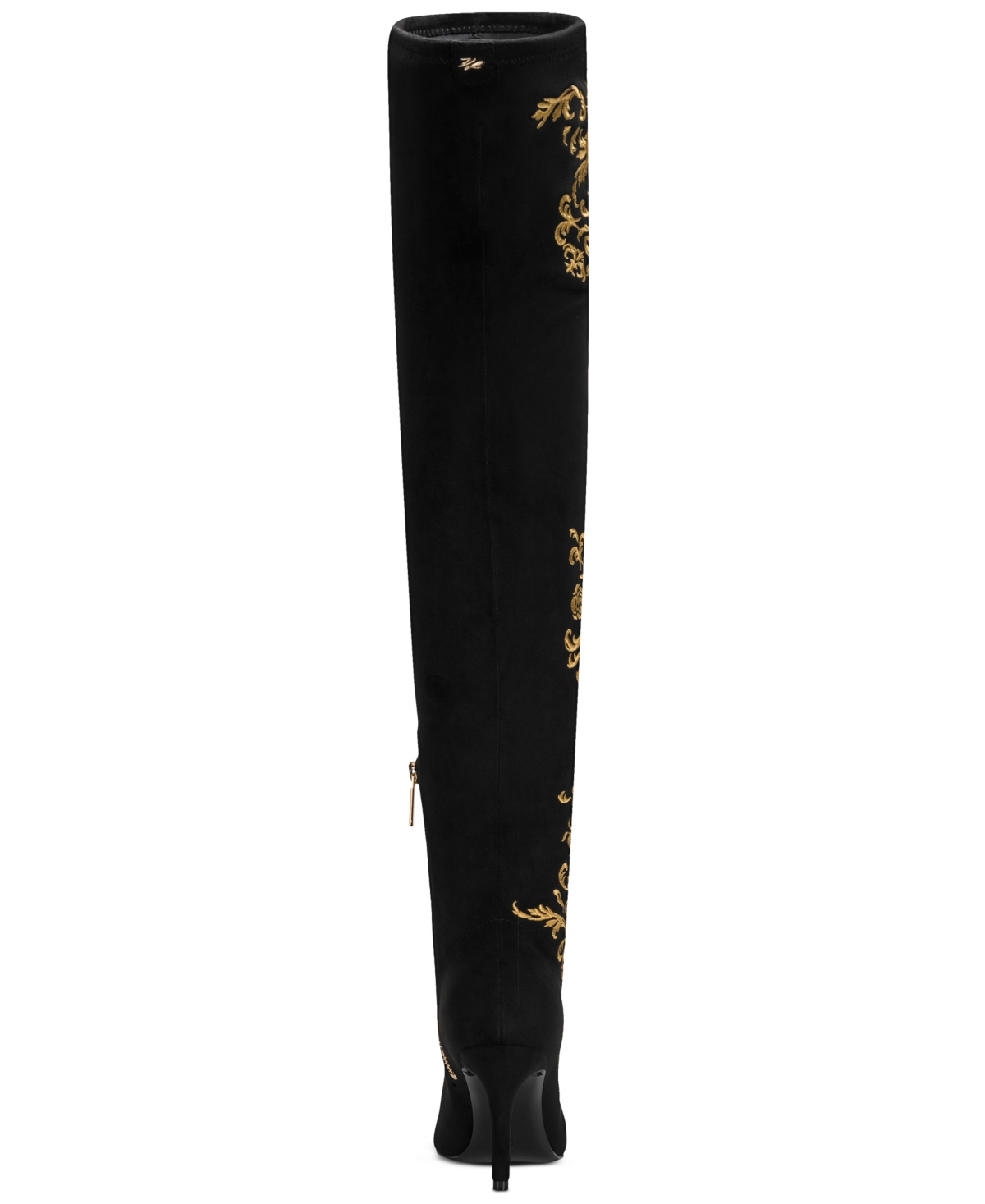 Karl Lagerfeld Rhodri Rococo Over The Knee Boot In Black