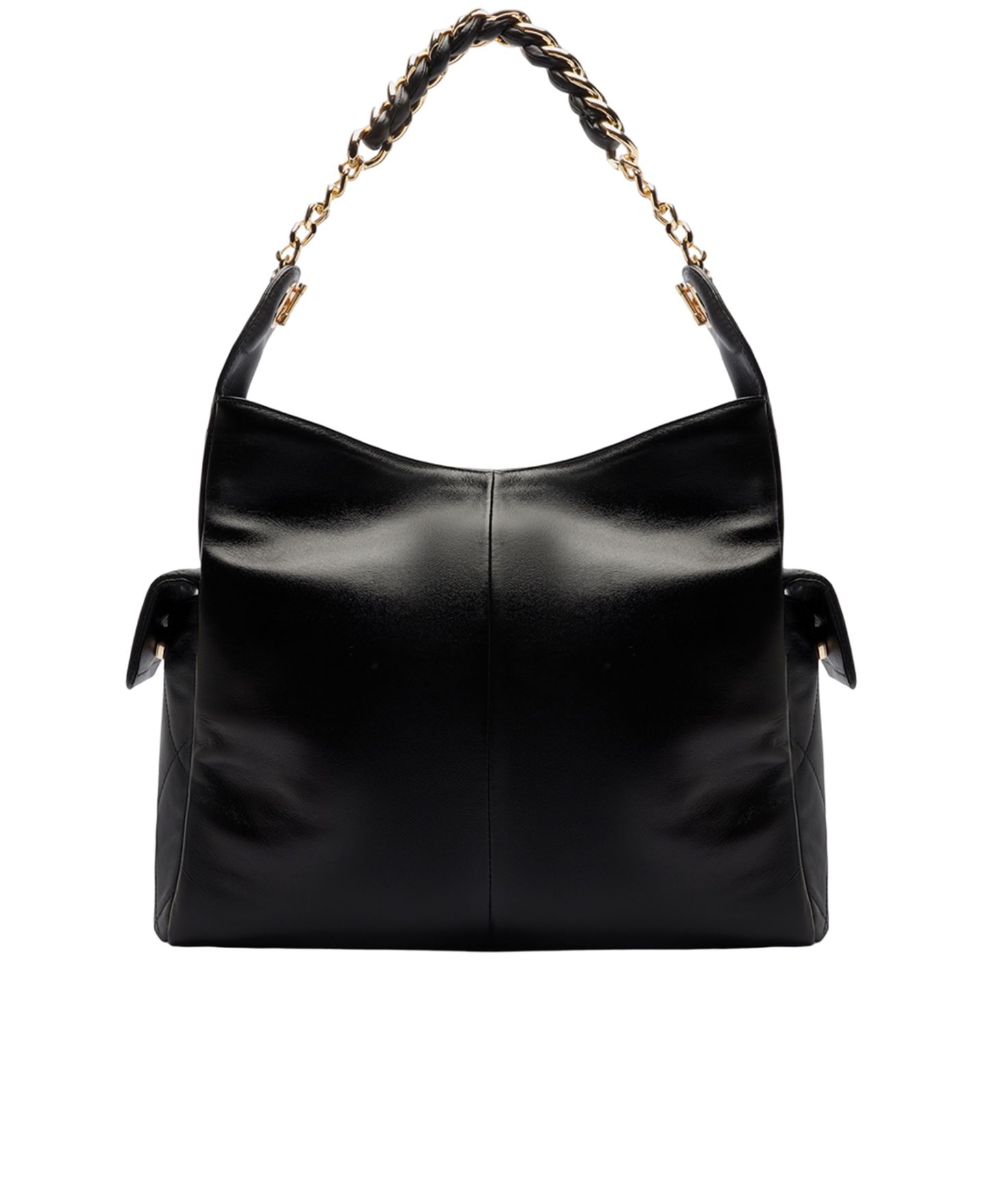 Женская сумка Arezzo Diana Large Leather Shoulder, цвет: Чёрный — фото 2