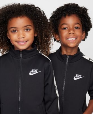 Boys and Girls 4-7 Dri-FIT Full-Zip with Logo Taping Trim Jacket and Pants, 2-Piece Set