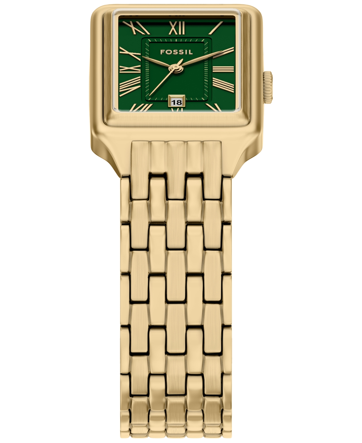 Fossil Women's Raquel Three-Hand Gold-Tone Stainless Steel Watch, 23mm