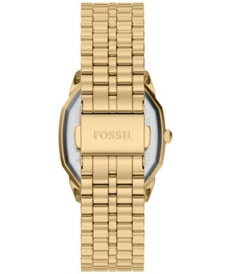 Women's Harlow Three-Hand Gold-Tone Stainless Steel Watch, 32mm