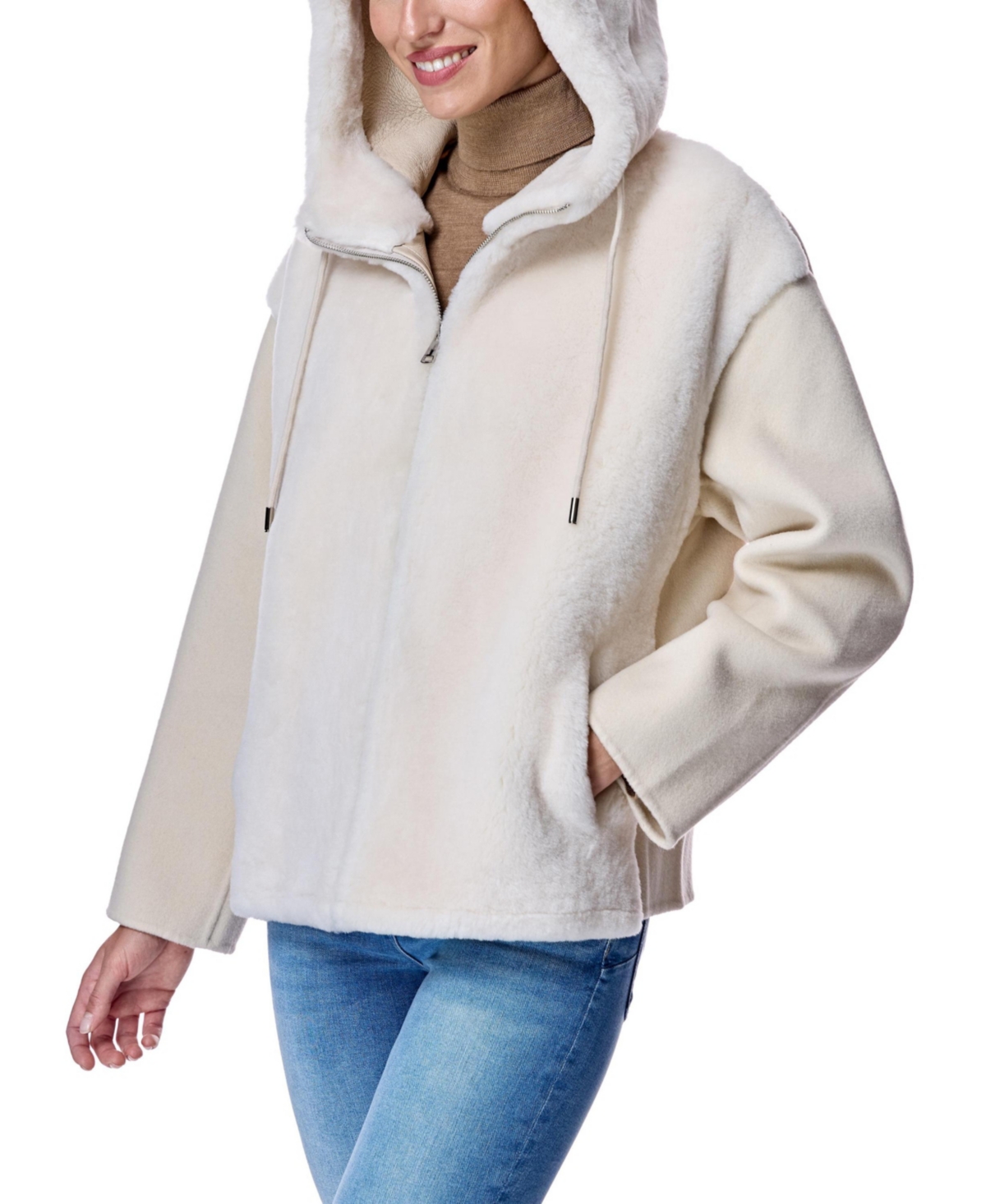 Julia & Stella by Maximilian Women's Hooded Jacket