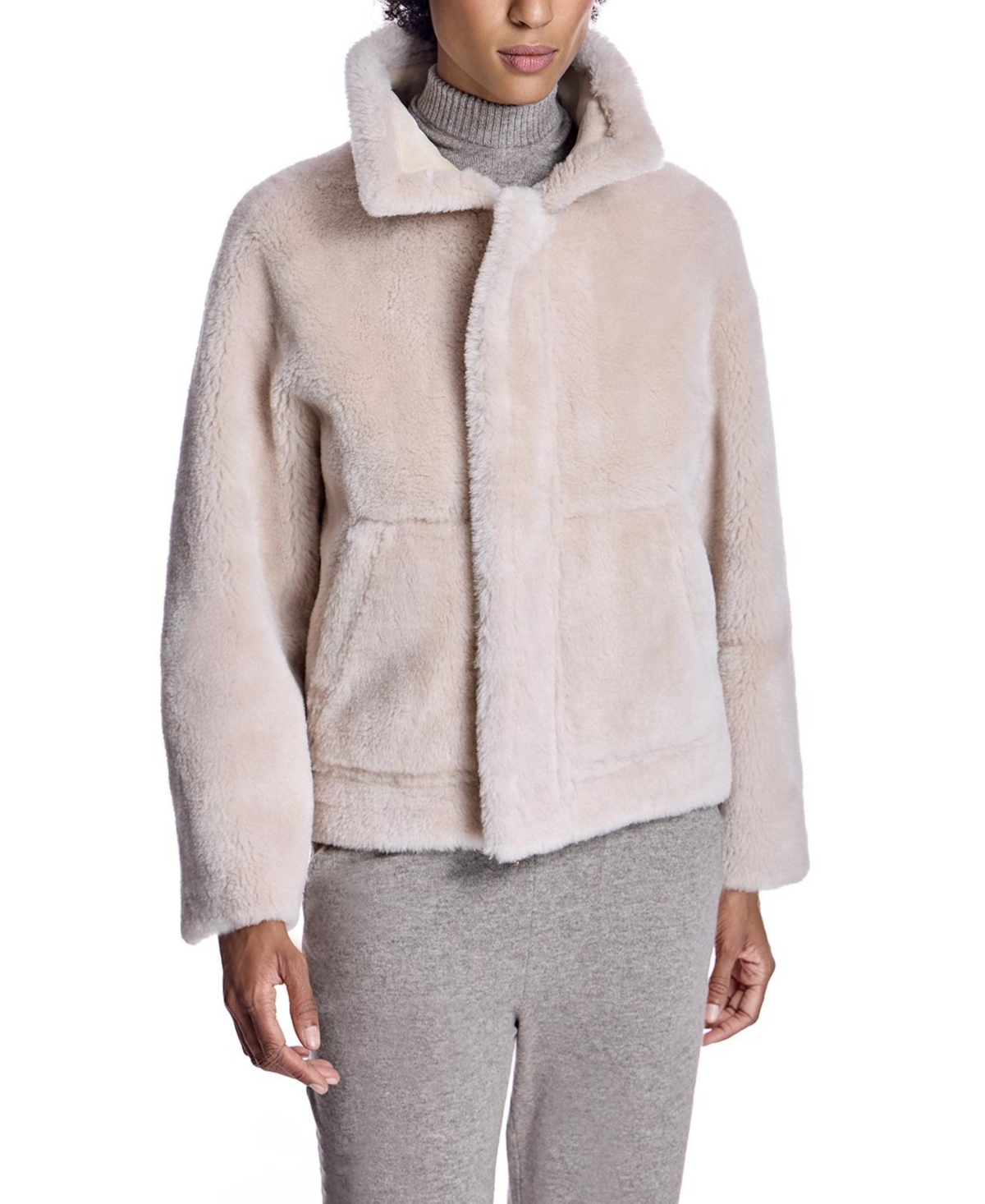 Julia & Stella by Maximilian Women's Sherpa Jacket