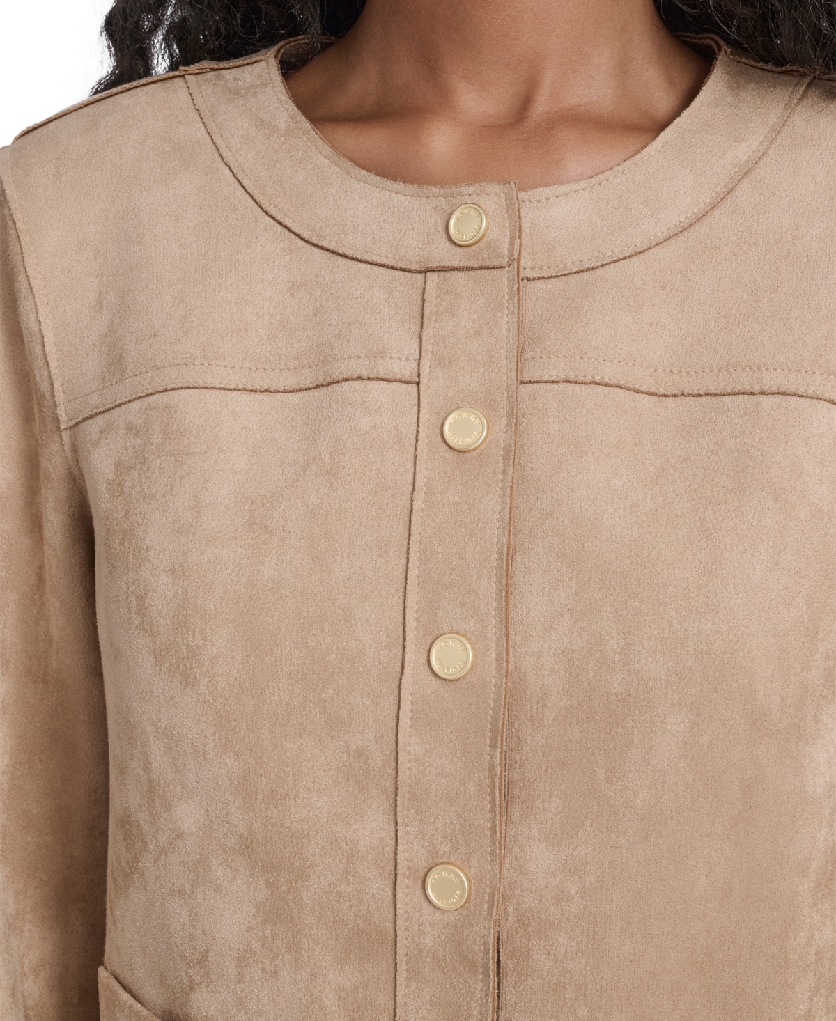 Tommy Hilfiger Women's Long Sleeve Snap Front Jacket