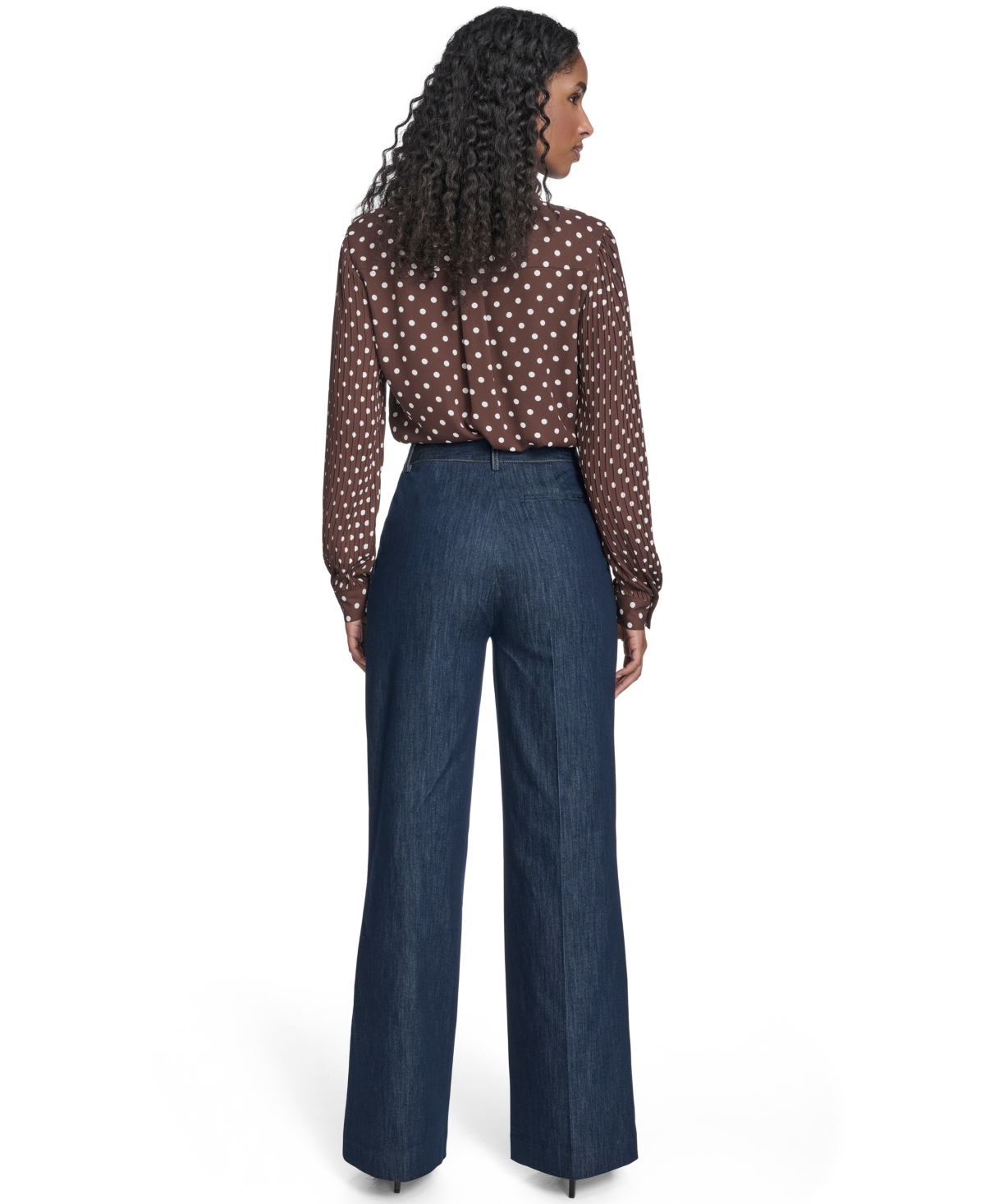 Tommy Hilfiger Women's High Rise Denim Sailor Pants