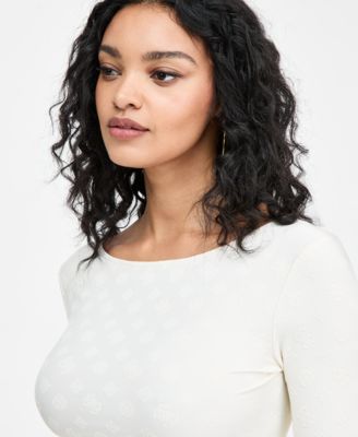 Women's Long-Sleeve Scoop-Back Nadene Top