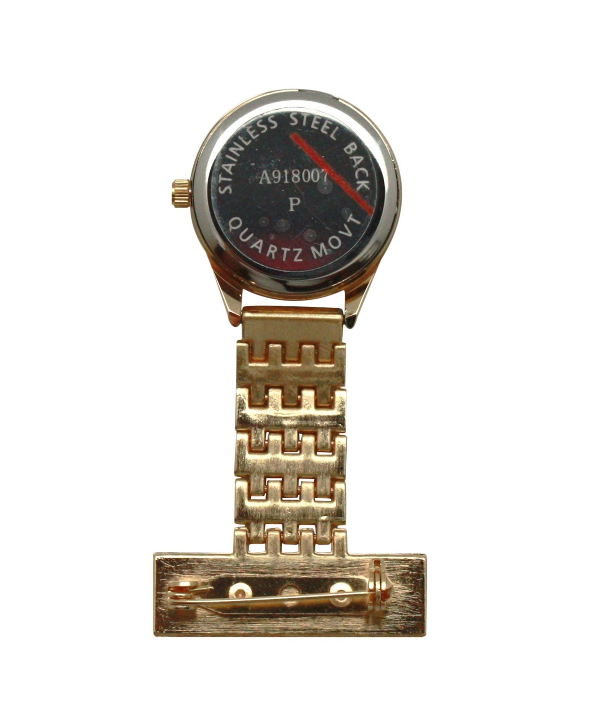 Olivia Pratt Gold Metal Elegant Fob Nurse Watch
