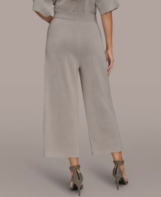 Women's Sequin Detail Wide Leg Pants