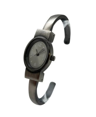 Dark Grey Small and Minimalist Every Day Bangle Women Watch