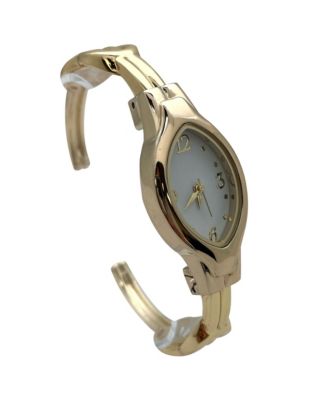 Elegant Thin Bangle Women Watch, Gold