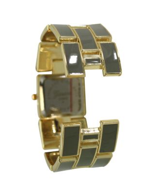 Gold Details Bangle Bracelet Watch