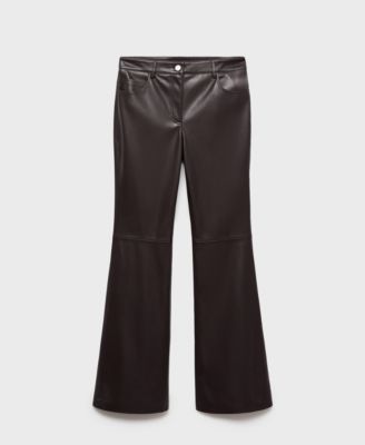 Women's Leather-Effect Skinny Pants
