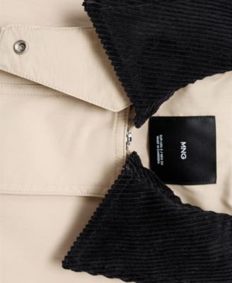 Women's Corduroy Collar Cotton Jacket