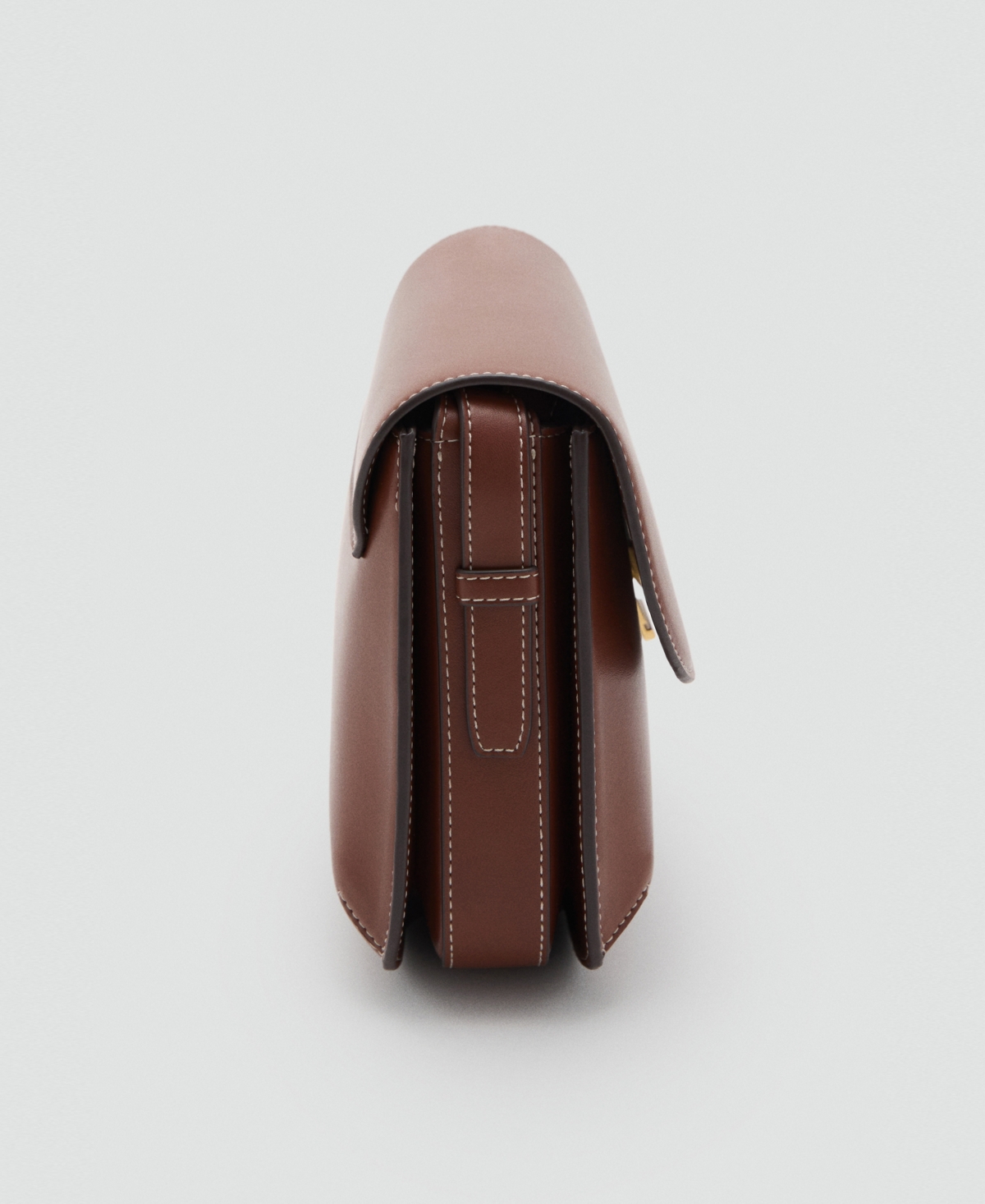 Mango Women's Flap Crossbody Bag In Brown