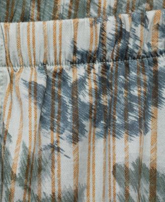 Women's Blurred Print Pajama Bottoms