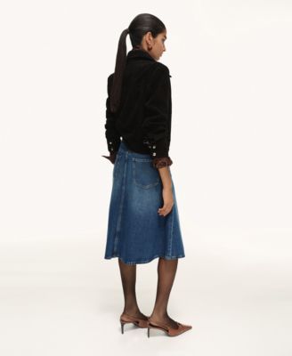 Women's Midi Denim Skirt