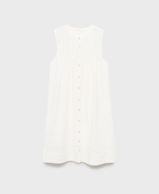 Women's Lace Detail Cotton Nightgown