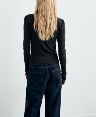 Women's Boat Neck Buttoned Cardigan