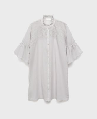Women's Short-Sleeved Cotton Nightdress
