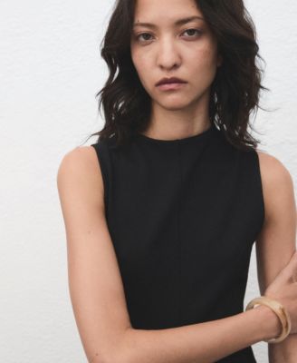 Women's Stitching Detail Midi Dress