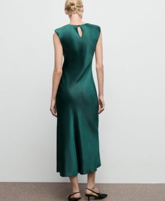 Women's Fitted Satin Dress