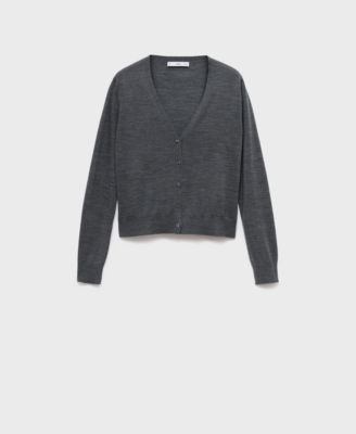 Women's Wool V-Neck Cardigan