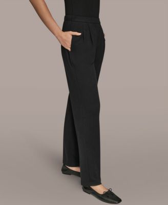 Women's Pleated Pull-On Pants