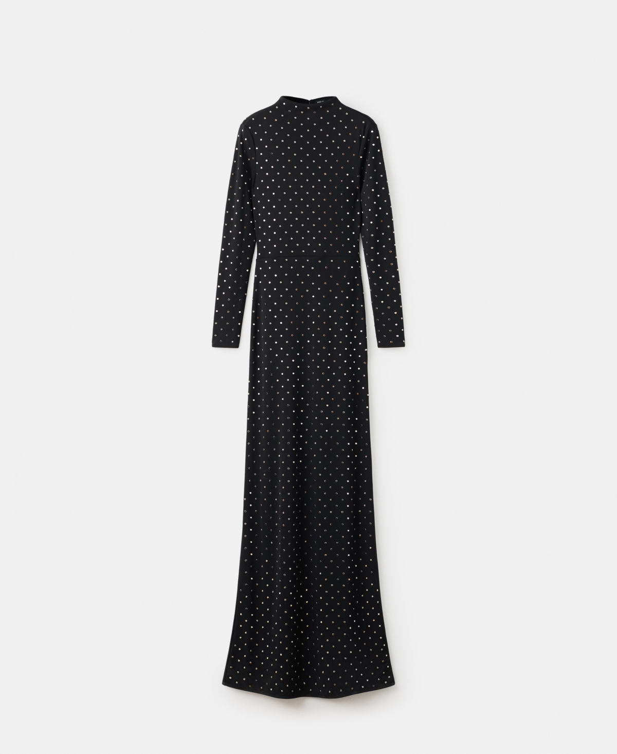 Mango Women's Crystal Open-back Dress In Black