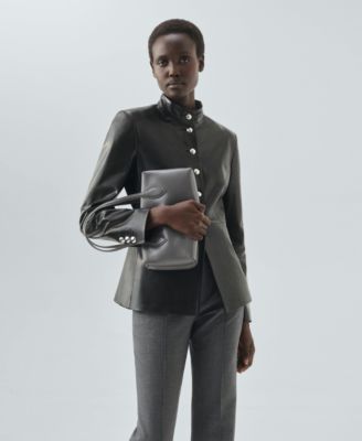 Women's Belt Straight-Fit Pants