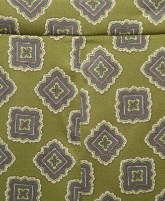 Women's Geometric-Print Satin Pants