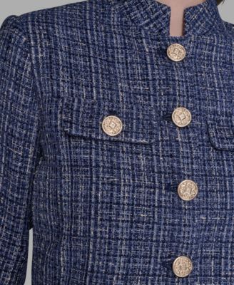 Women's Muti Textured Tweed Jacket