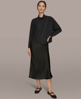 Women's Mock Neck Long Sleeve Top