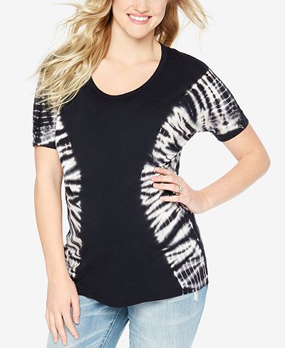 Wendy Bellissimo Maternity Tie-Dyed T-Shirt