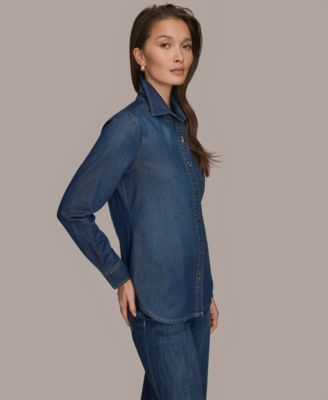 Women's Long Sleeve Denim Shirt