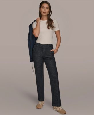 Women's Mid Rise Modern Trousers