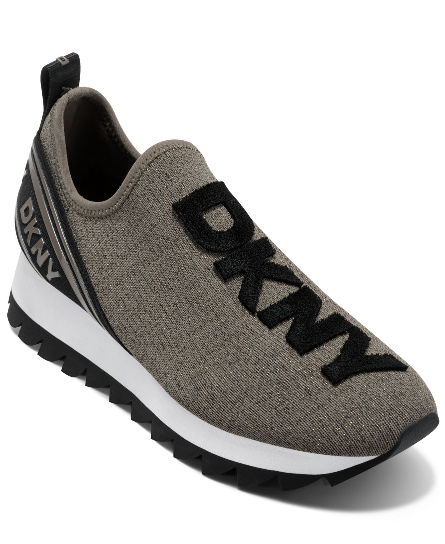 Женские кроссовки DKNY Abbi Slip-On, цвет: Пепельный — фото 1