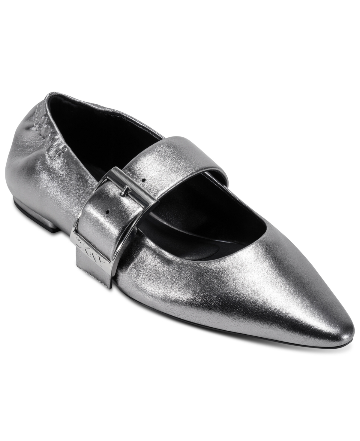 Dkny Women's Cormic Flat W/ Buckle In Gray