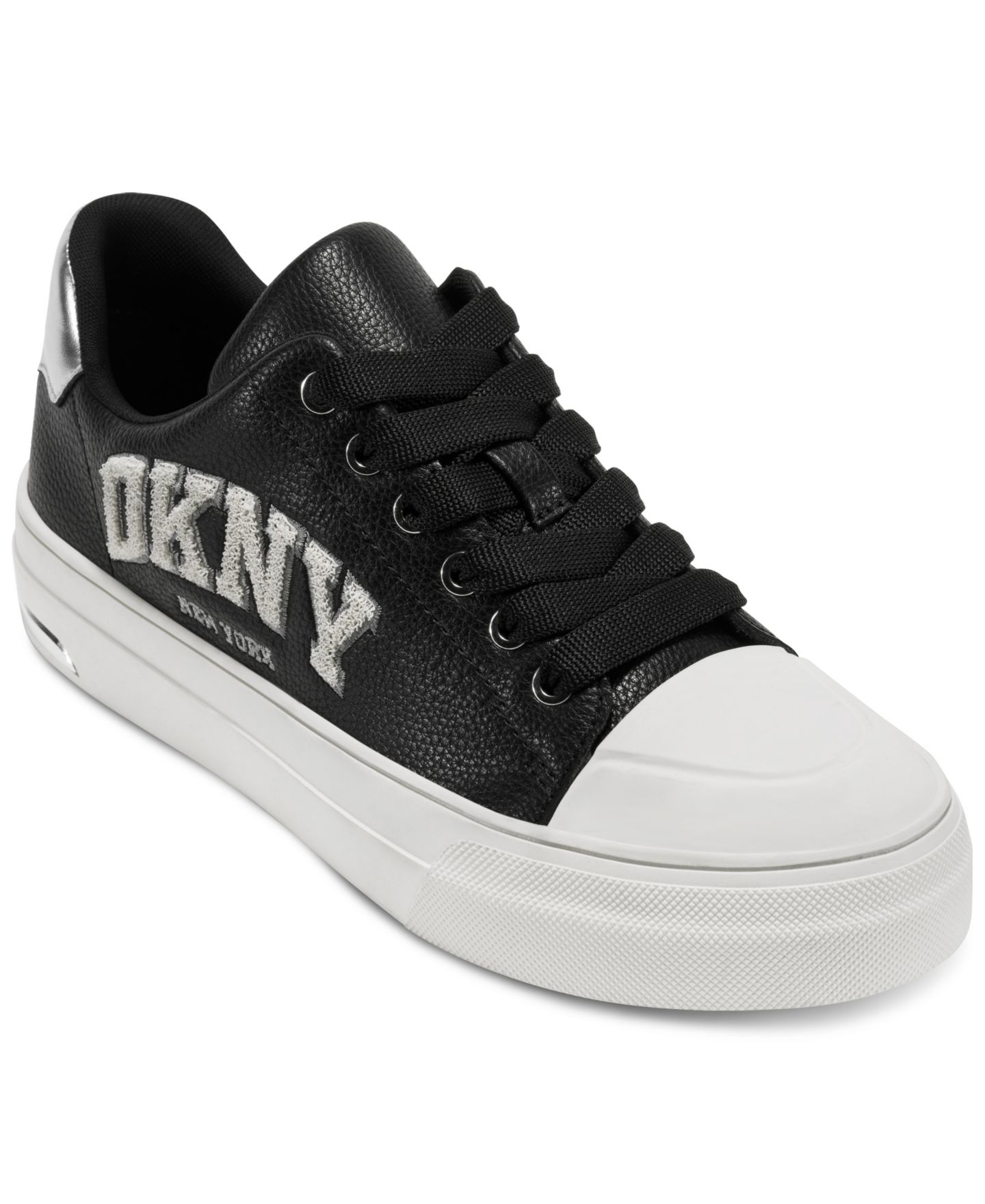 Женские кроссовки DKNY York Lace-Up, цвет: Чёрный — фото 1