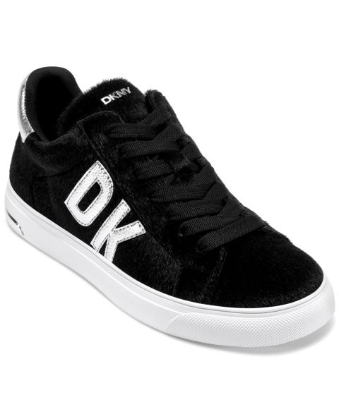 Женские кроссовки DKNY Abeni Platform Lace-Up, цвет: Чёрный / Серебряный