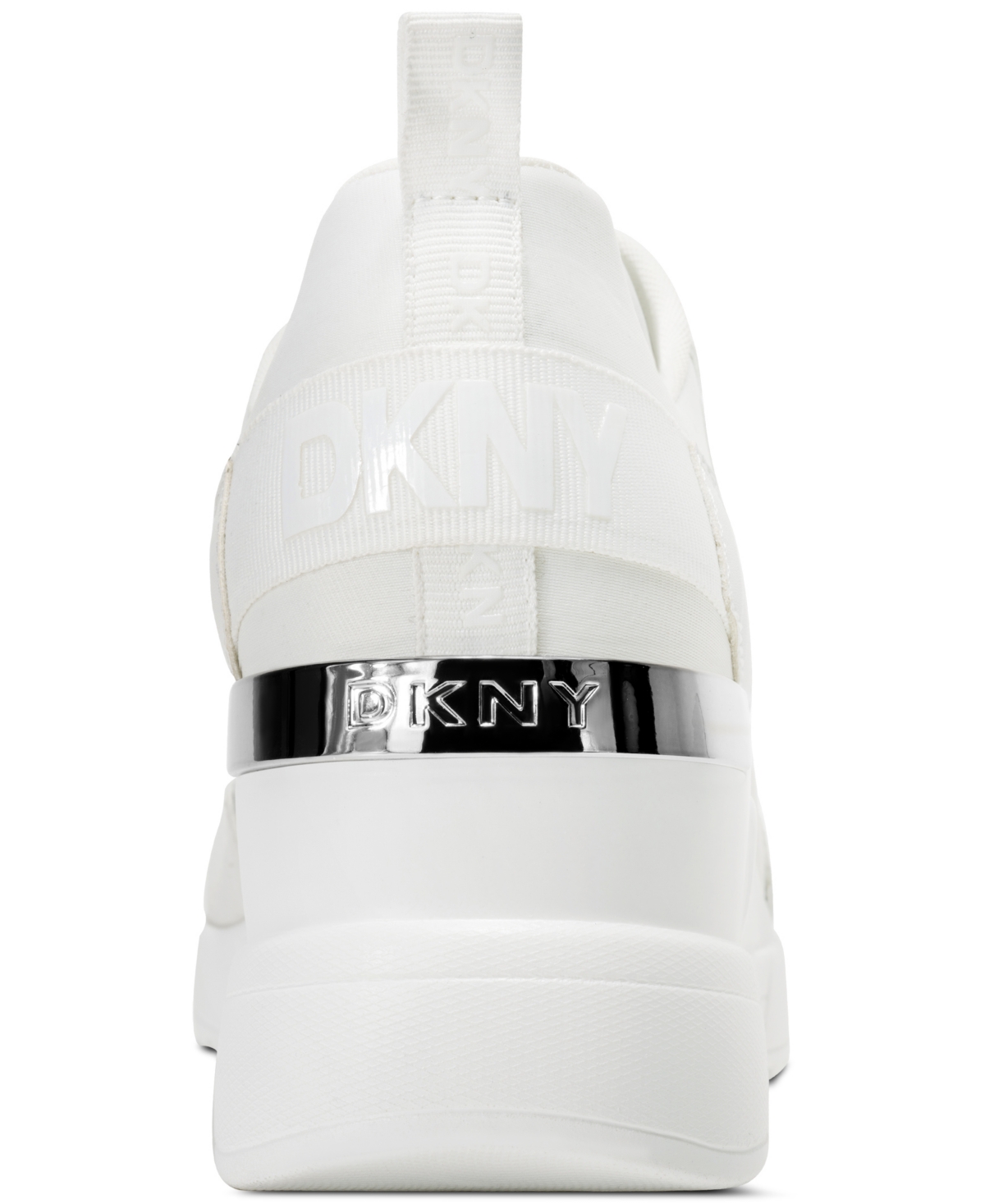 Dkny Women's Cait Wedge Sneaker In White