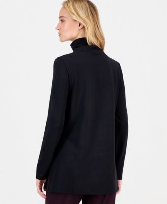 Women's Side-Slit Turtleneck Tunic