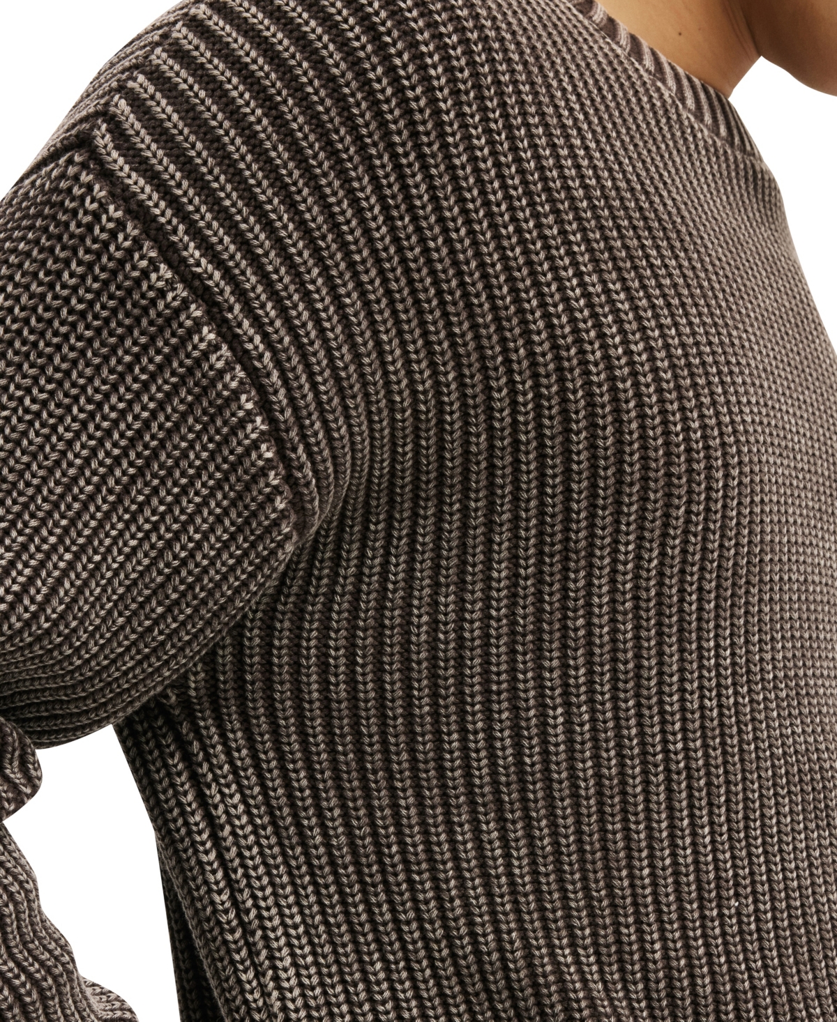 Cotton On Men's Washed Box Fit Crew Sweater