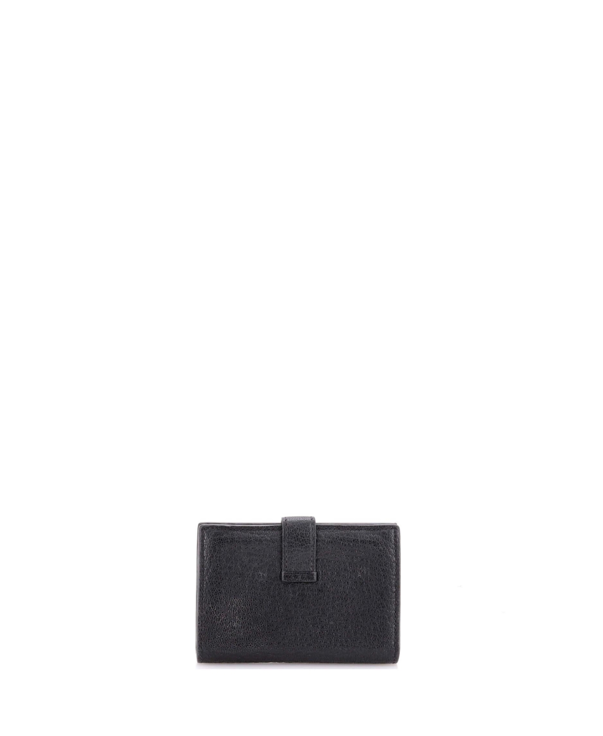 Pre-Owned HERMA‰S Compact Bearn Coin Wallet Chevre Mysore