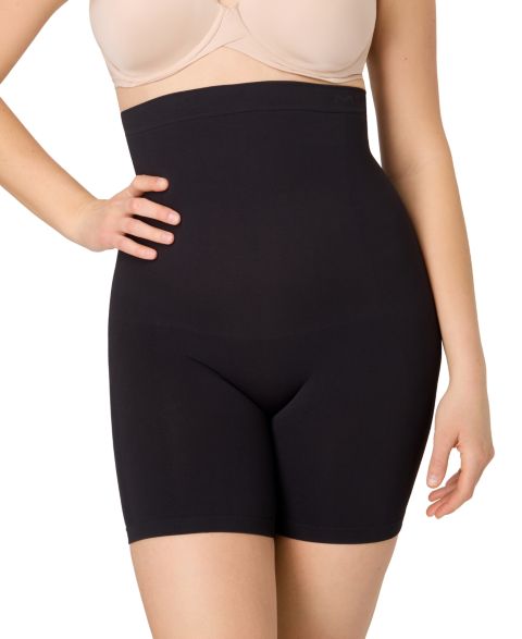 Maidenform Women's Seamless High Waist Thigh Slimmer DMS839, цвет: Чёрный
