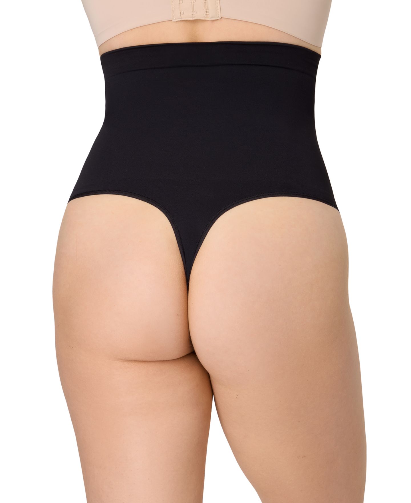 Трусы-стринги Control, высокая посадка, без швов — Maidenform, цвет: Чёрный — фото 4